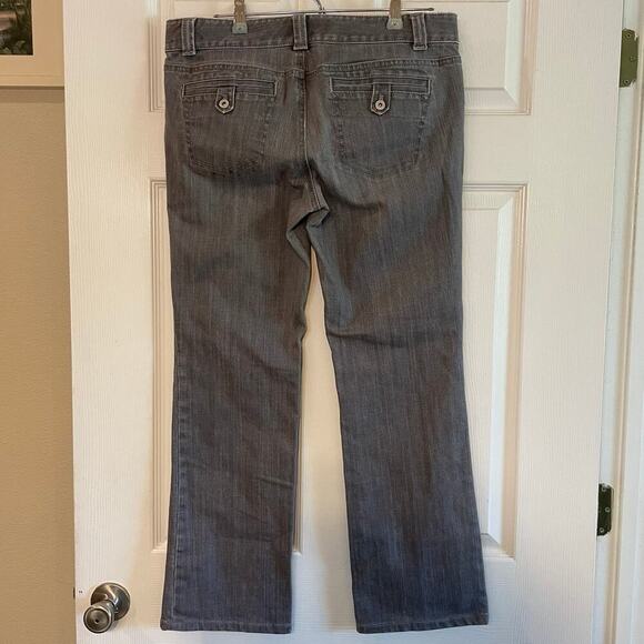 Ann Taylor Jeans Size 10 Modern Fit Lindsay Waist Charcoal - Picture 1 of 16